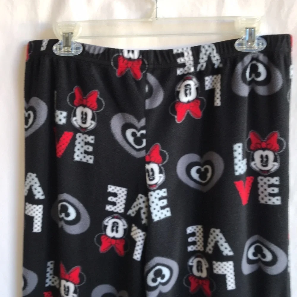Disney Minnie and Mickey Mouse “Love” sleep / lounge pants, size L - Picture 6 of 11